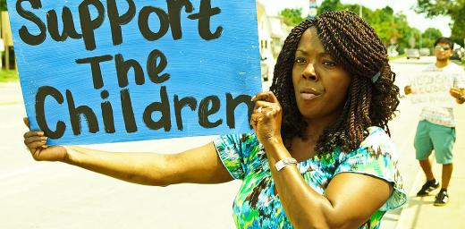 Rally in Wisconsin against deportation of children, July 2014. Photo: Light Brigading (via Flickr, CC-BY-NC)