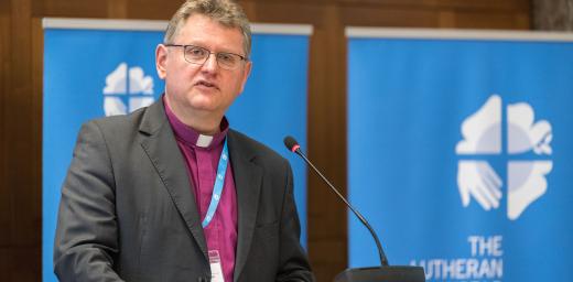 Presiding Bishop Jerzy Samiec from the Evangelical Church of the Augsburg Confession in Poland. Photo: LWF/Albin Hillert 