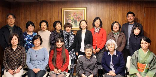 Discussions at the April 2015 LWF WICAS regional meeting in Tokyo, Japan, included feedback on local translations of the LWF Gender Justice Policy. Photo: LWF/WICAS