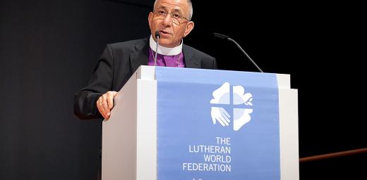 Meeting of the LWF Council, Wittenberg, Germany, 15â21 June 2016. Presidentâs address by Bishop Munib A. Younan. Photo: LWF/Marko Schoeneberg