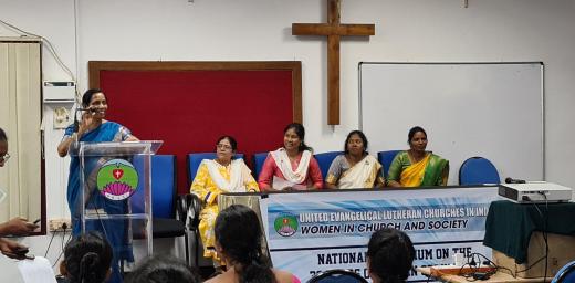 United Evangelical Lutheran Churches in India celebrates 30 years of women ordination. Photo: LWF/Philip Lok  