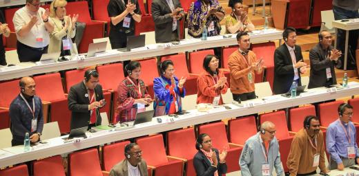 Delegates from LWF member churches in the Asia region