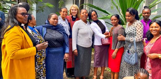 Some of the participants in the gender justice and leadership training in Hawasa, Ethiopia. Photo: LWF/K. Kiilunen