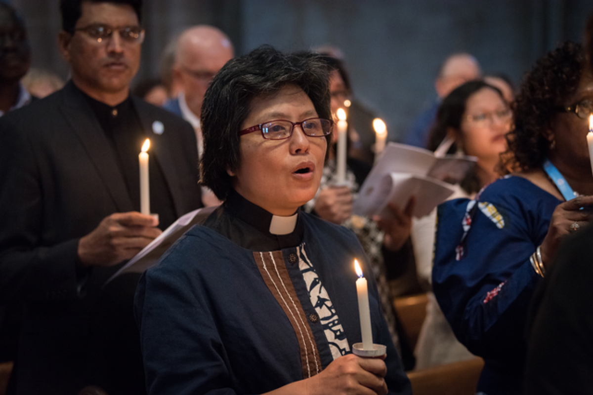 Worship service to mark the 20th anniversary of the Joint Declaration on the Doctrine of Justification, at Geneva cathedral, in June 2019. The liturgy from that service will be used in Reformation Day services world wide today. Photo: LWF/ A. Hillert