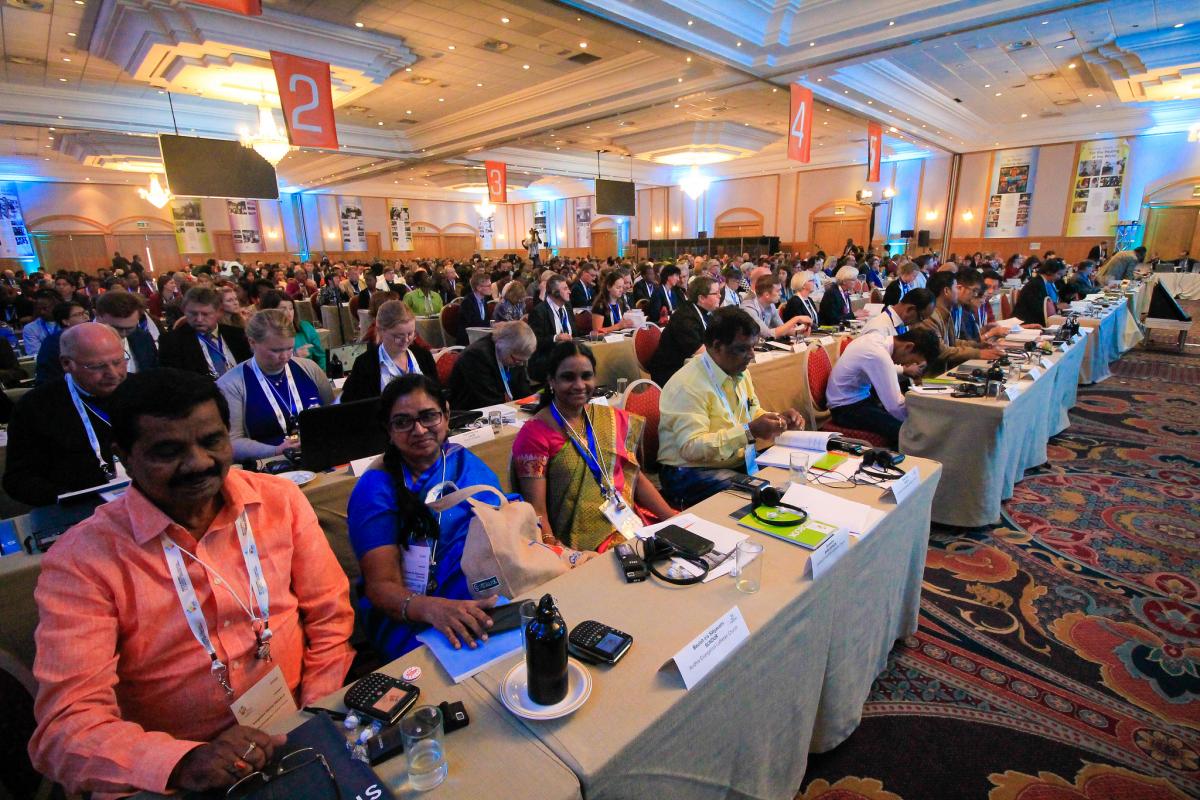 The Twelfth Assembly of the Lutheran World Federation, gathers in Windhoek, Namibia, on 10-16 May 2017. Photo by LWF/Brenda Platero