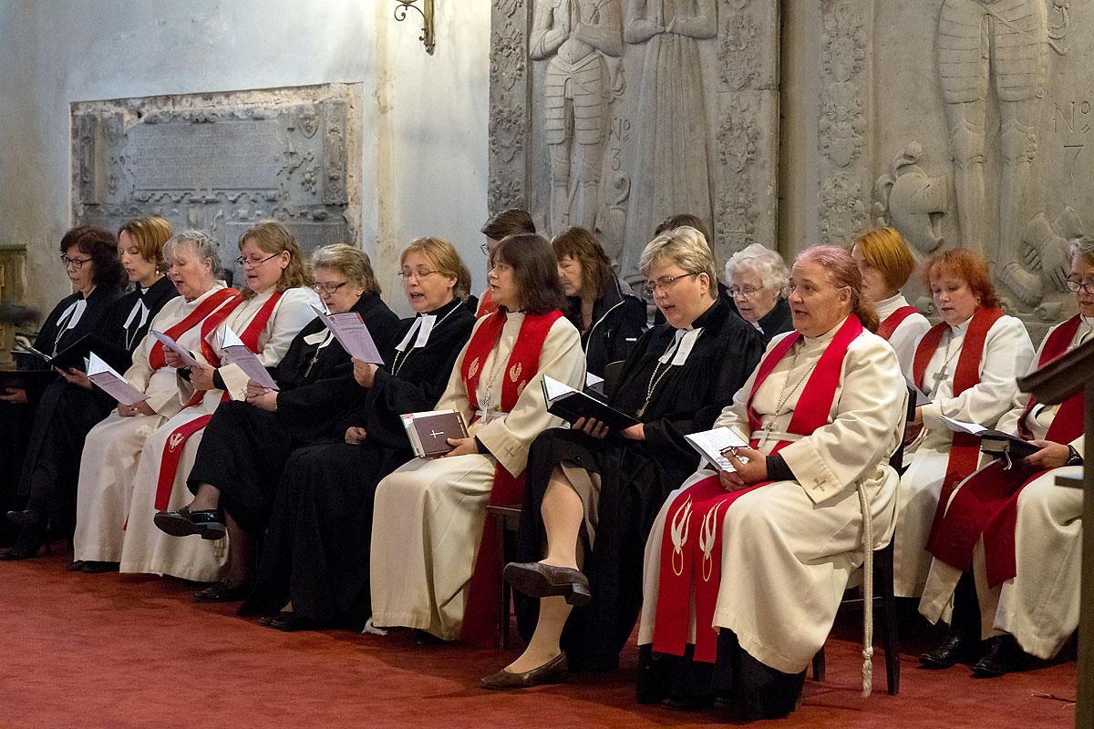 Festive worship service at Tallinn St. Mary’s Cathedral on the occasion of celebrating 50 years of women’s ordination in Estonia on 7 September 2017. Photo: Endel Apsalon