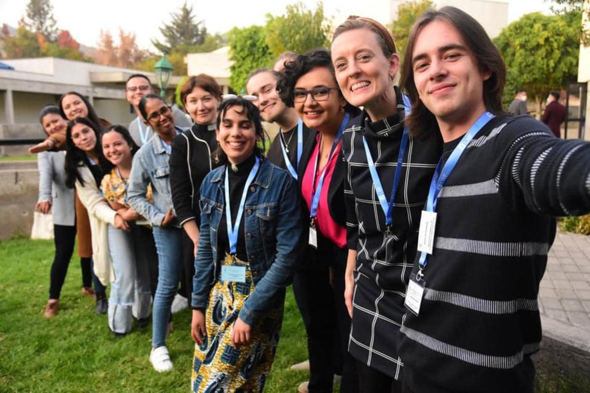LWF Youth gather at the Latin America and the Caribbean and North America Regional Leadership Conference in Santiago, Chile in May 2022. Photo: Private