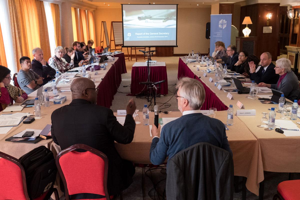 The Executive Committee met for the second time in Jerusalem in November 2018. LWF/Ben Gray