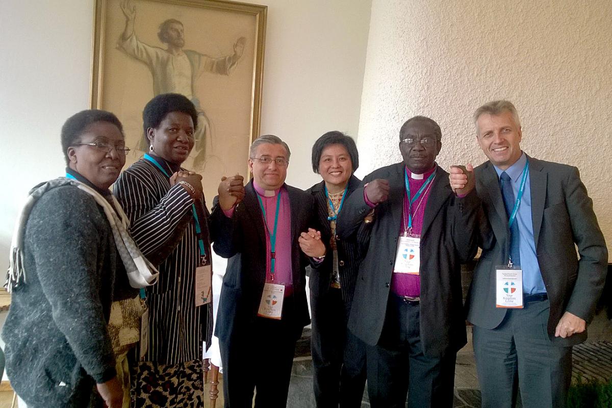 LWF church leaders #fastfortheclimate at the Partnership Consultation of the Evangelical Lutheran Church of Finland. Photo: LWF