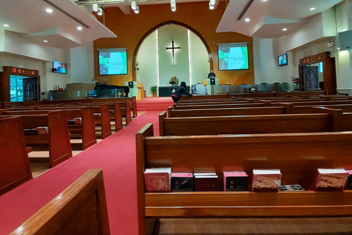"A few churches cancelled Sunday services on 9 February, more joined them on 16 February, and still more on 23 February. All other church programs and gatherings have been cancelled. Most kinds of pastoring and fellowship, including Sunday worship, can only be done via internet or telephone." Photo: Joyce Hon/Chinese Rhenish Church Hong Kong Synod