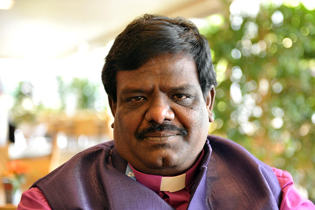 Rt Rev. O. Michael Benhur, Bishop of the South Andhra Lutheran Church. Photo: LWF/S. Gallay