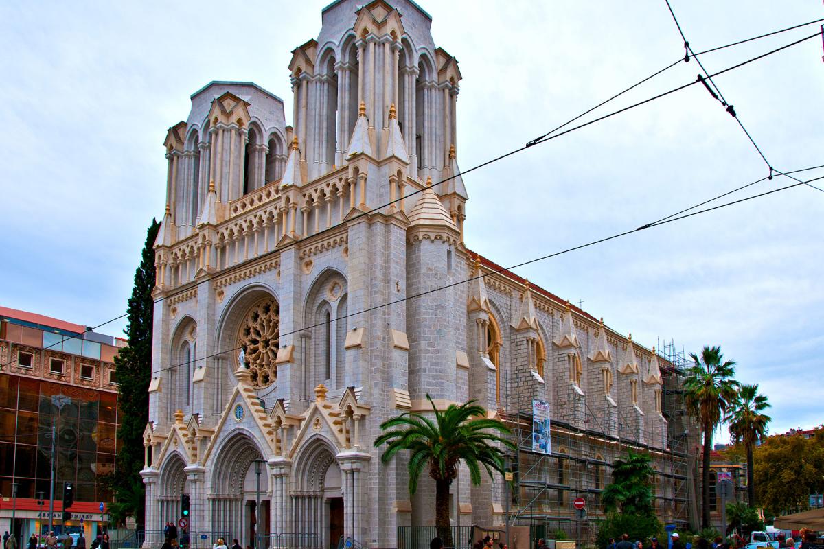 Notre-Dame Basilica in the southern French city of Nice. Photo: LimeWave (CC-BY) 