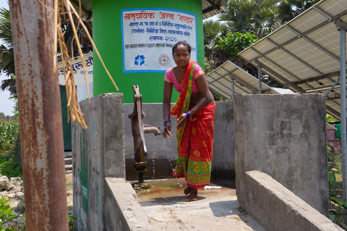 Provision of safe and secure water sources for marginalized communities is part of the joint collaboration between LWF Nepal and the Nepal Evangelical Lutheran Church in the eastern part of the country. Photo: LWF Nepal