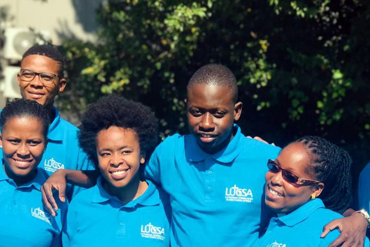 Some of the participants in the LUCSA youth workshop in Johannesburg, South Africa. Photo: LUCSA