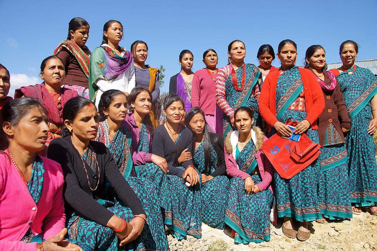 A cooperative of Dalit women in Nepal. LWF is working with marginalized communities to help them claim their rights. Photo: LWF/C. Kästner