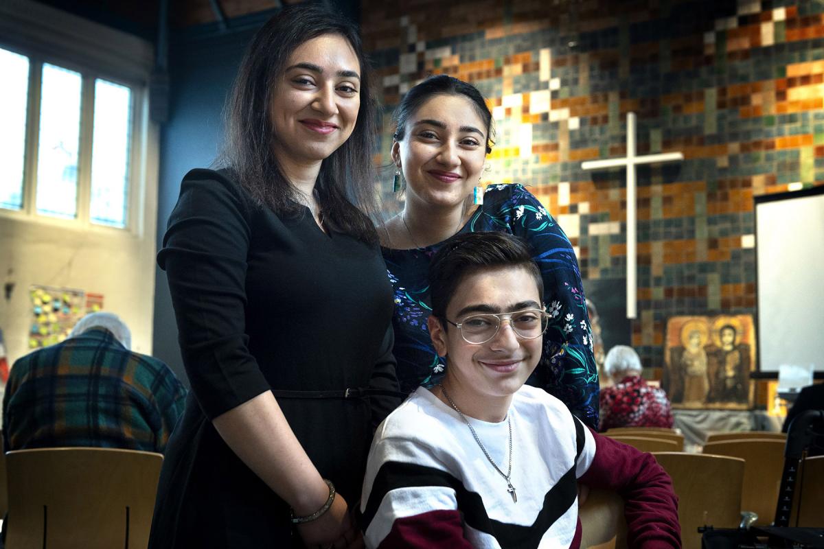 The Tamrazyan family arrived in the Netherlands from Armenia nine years ago. Photo: Peter Wassing