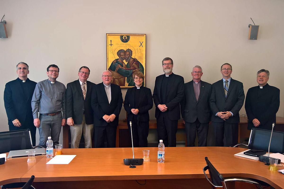 Representatives of the five churches who signed the JDDJ in Rome. Photo: LWF
