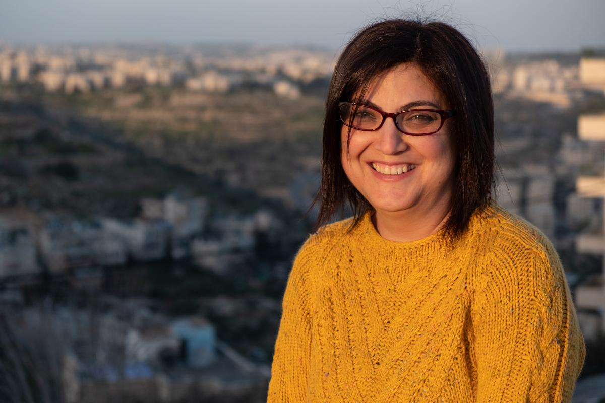 Attorney Scarlet Bishara is a judge in the Ecclesiastical Court of the Evangelical Lutheran Church in Jordan and the Holy Land (ELCJHL) and a member of the ELCJHL Church of the Reformation at Beit Jala. Photo: LWF/Ben Gray