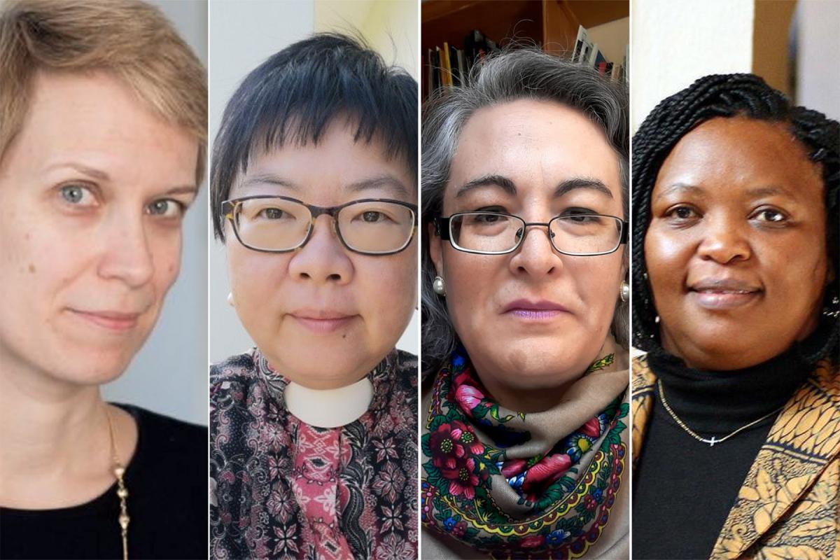 During a 30 March webinar, four ordained women from Mexico, Austria, Tanzania and Malaysia talked about the challenges they face and responsibilities they share in bringing an alternative voice to the highest levels of church leadership. Photo: Composite